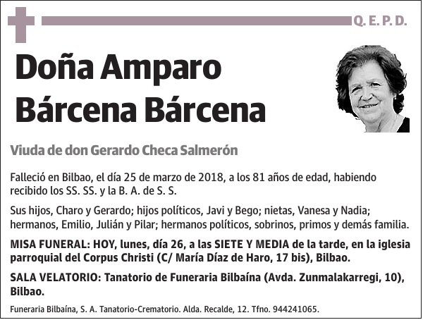 Amparo Bárcena Bárcena