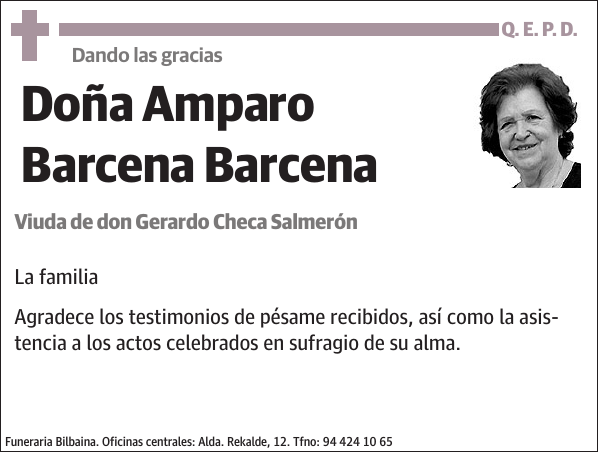 Amparo Barcena Barcena