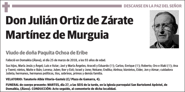 Julián Ortiz de Zárate Martínez de Murguia