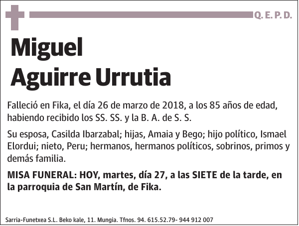 Miguel Aguirre Urrutia