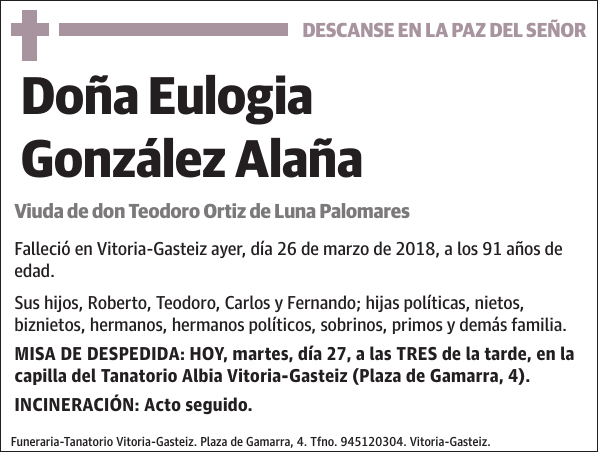 Eulogia González Alaña