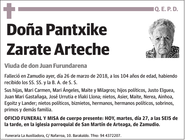 Pantxike Zarate Arteche