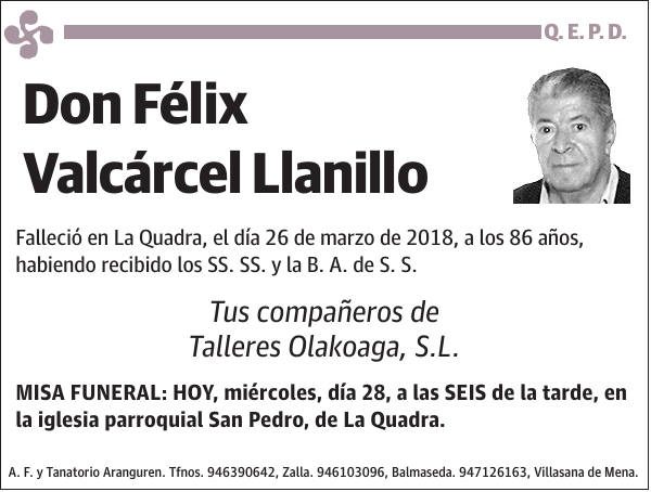 Félix Valcárcel Llanillo