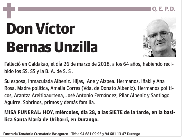 Víctor Bernas Unzilla