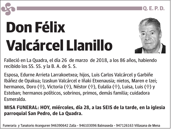 Félix Valcárcel Llanillo