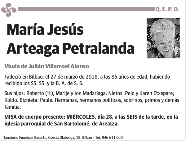 María Jesús Arteaga Petralanda