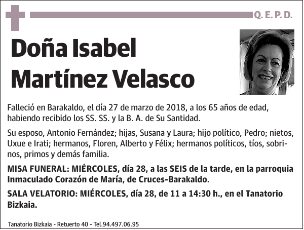 Isabel Martínez Velasco