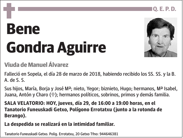 Bene Gondra Aguirre