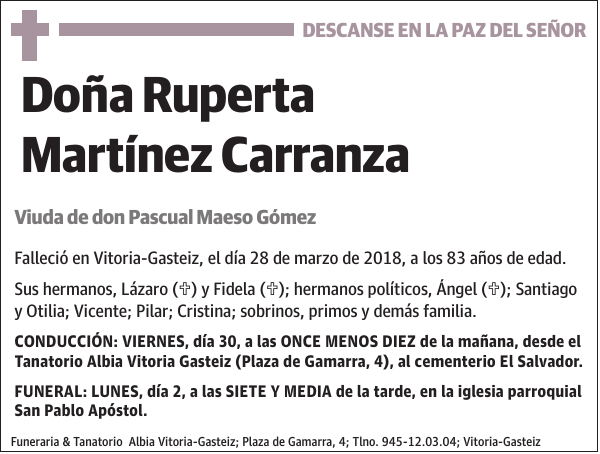 Ruperta Martínez Carranza