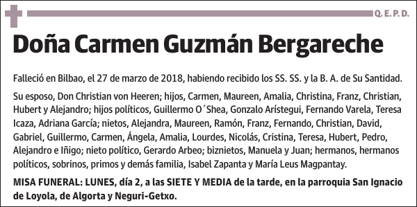 Carmen Guzmán Bergareche