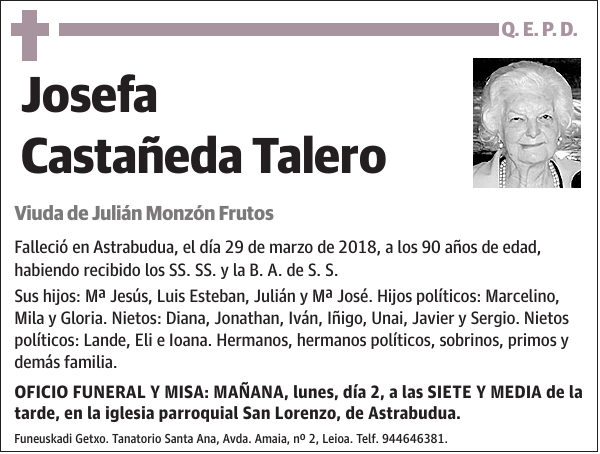 Josefa Castañeda Talero