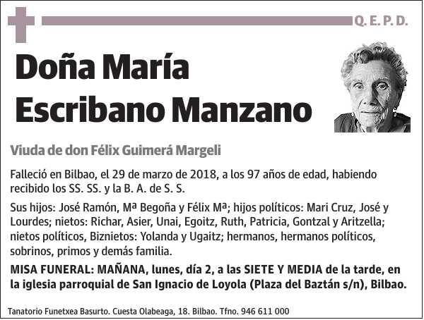 María Escribano Manzano