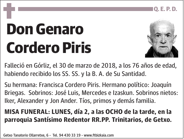 Genaro Cordero Piris