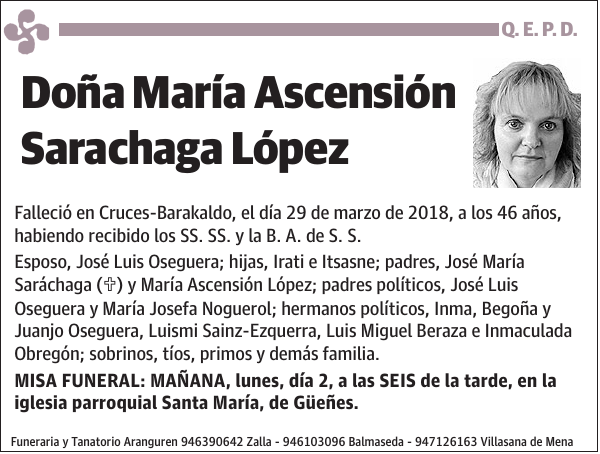 María Ascensión Sarachaga López