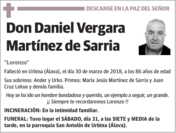 Daniel Vergara Martínez de Sarria