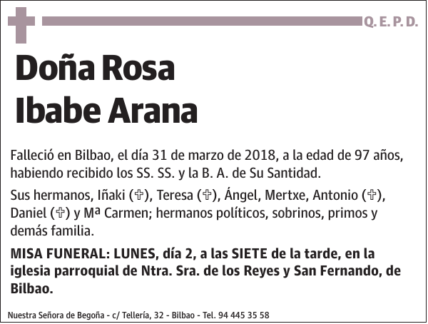 Rosa Ibabe Arana