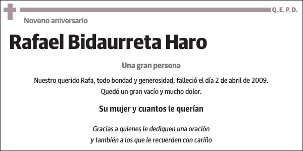 Rafael Bidaurreta Haro