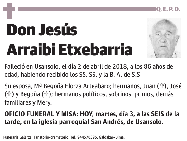 Jesús Arraibi Etxebarria