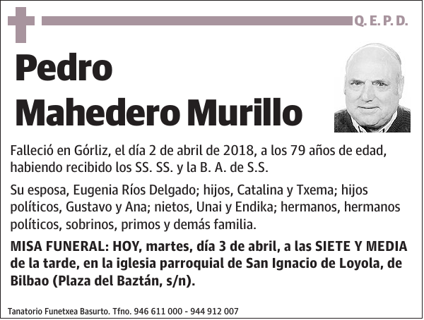 Pedro Mahedero Murillo