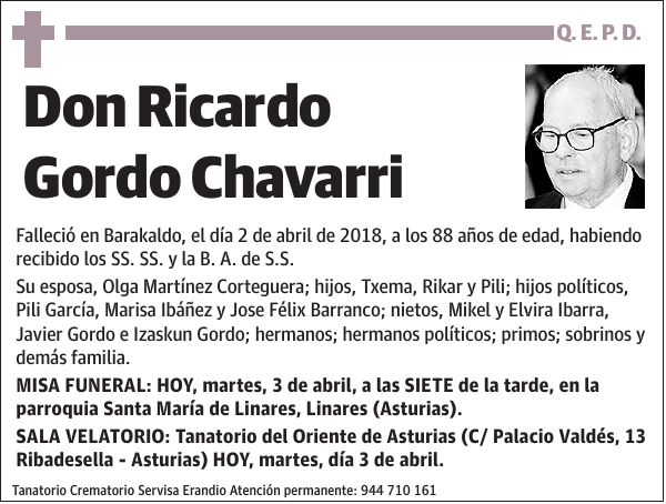 Ricardo Gordo Chavarri