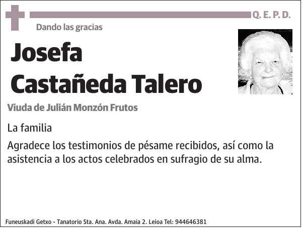 Josefa Castañeda Talero