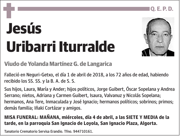 Jesús Uribarri Iturralde