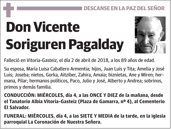 Vicente Soriguren Pagalday