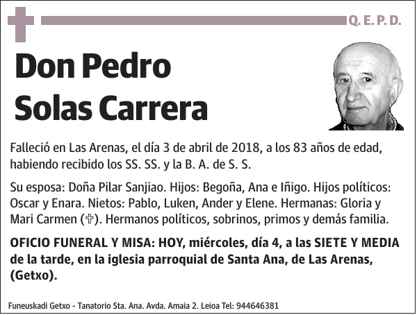 Pedro Solas Carrera