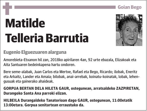 Matilde Telleria Barrutia