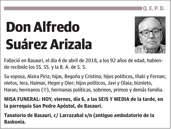 Alfredo Suárez Arizala