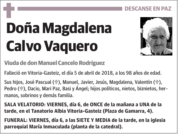 Magdalena Calvo Vaquero