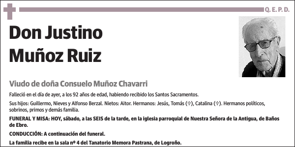 Justino Muñoz Ruiz