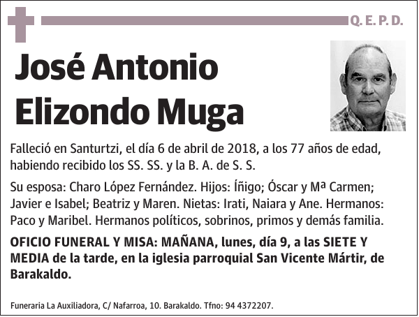 José Antonio Elizondo Muga