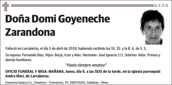 Domi Goyeneche Zarandona