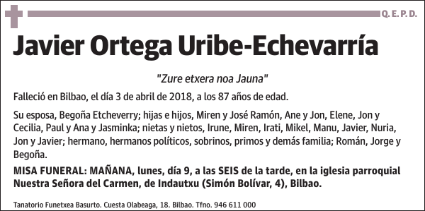 Javier Ortega Uribe-Echevarría