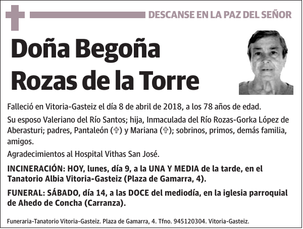 Begoña Rozas de la Torre