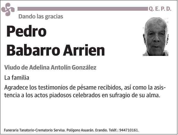 Pedro Babarro Arrien