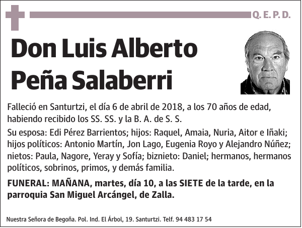 Luis Alberto Peña Salaberri