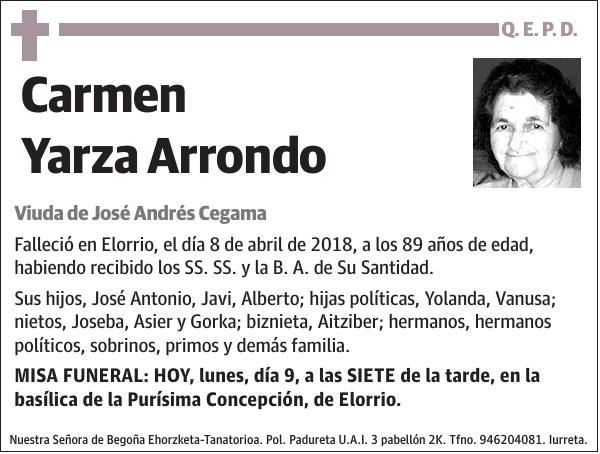 Carmen Yarza Arrondo