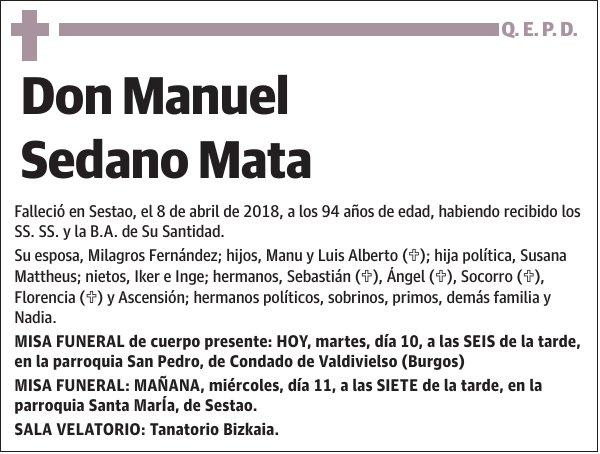 Manuel Sedano Mata