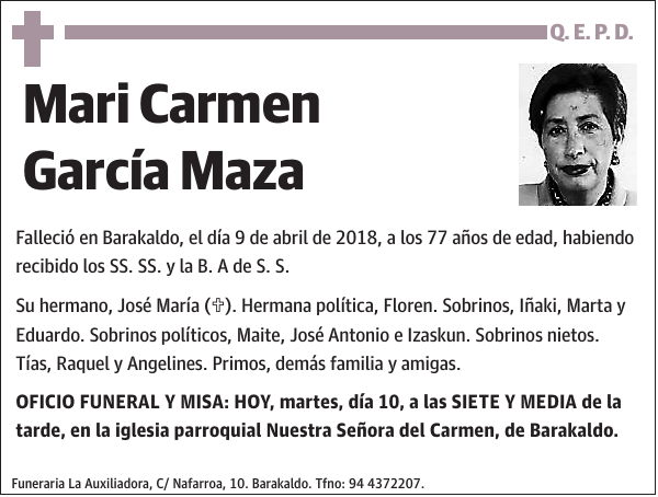 Mari Carmen García Maza