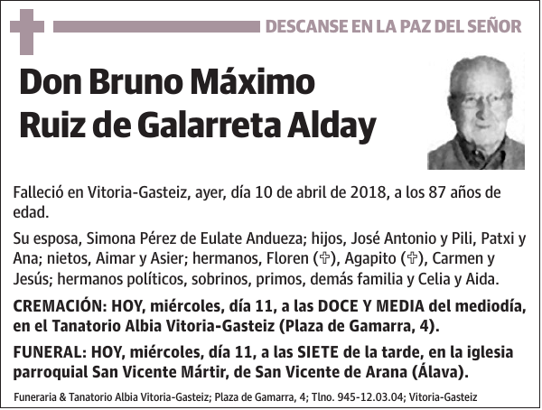 Bruno Máximo Ruiz de Galarreta Alday