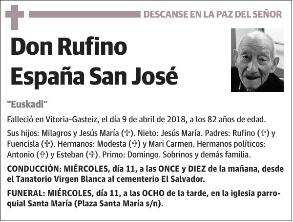 Rufino España San José