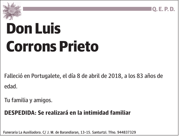 Luis Corrons Prieto