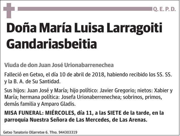 María Luisa Larragoiti Gandariasbeitia