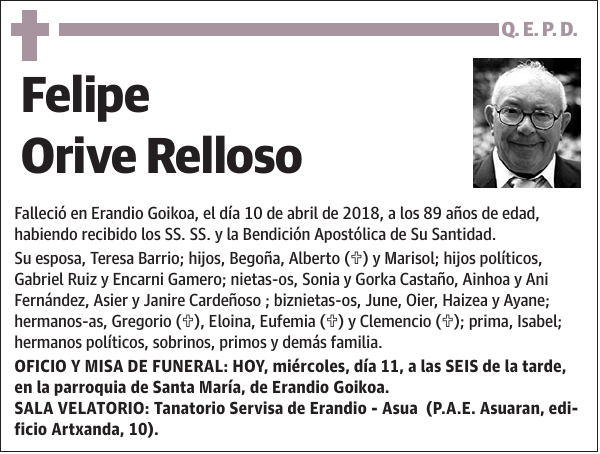 Felipe Orive Relloso