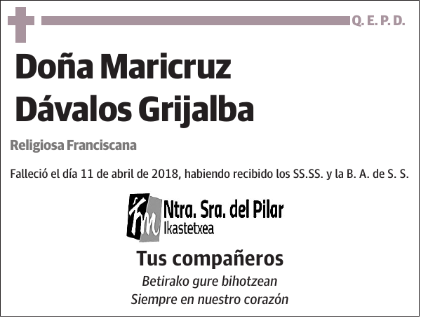 Maricruz Dávalos Grijalba