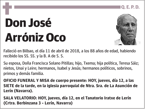 José Arróniz Oco