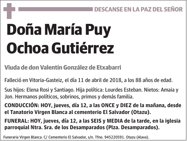 María Puy Ochoa Gutiérrez