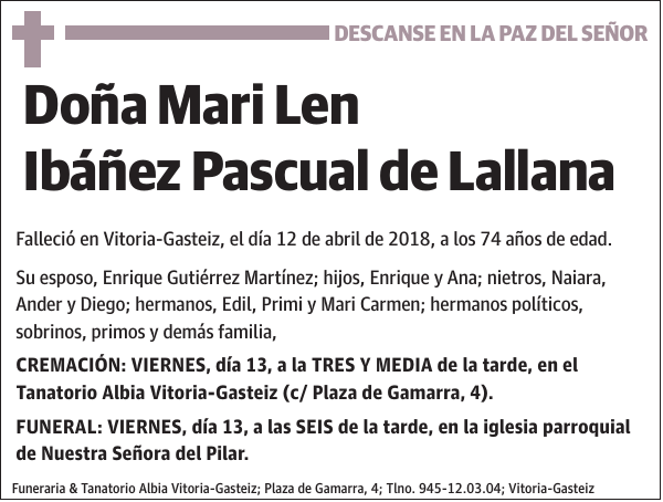 Mari Len Ibáñez Pascual de Lallana